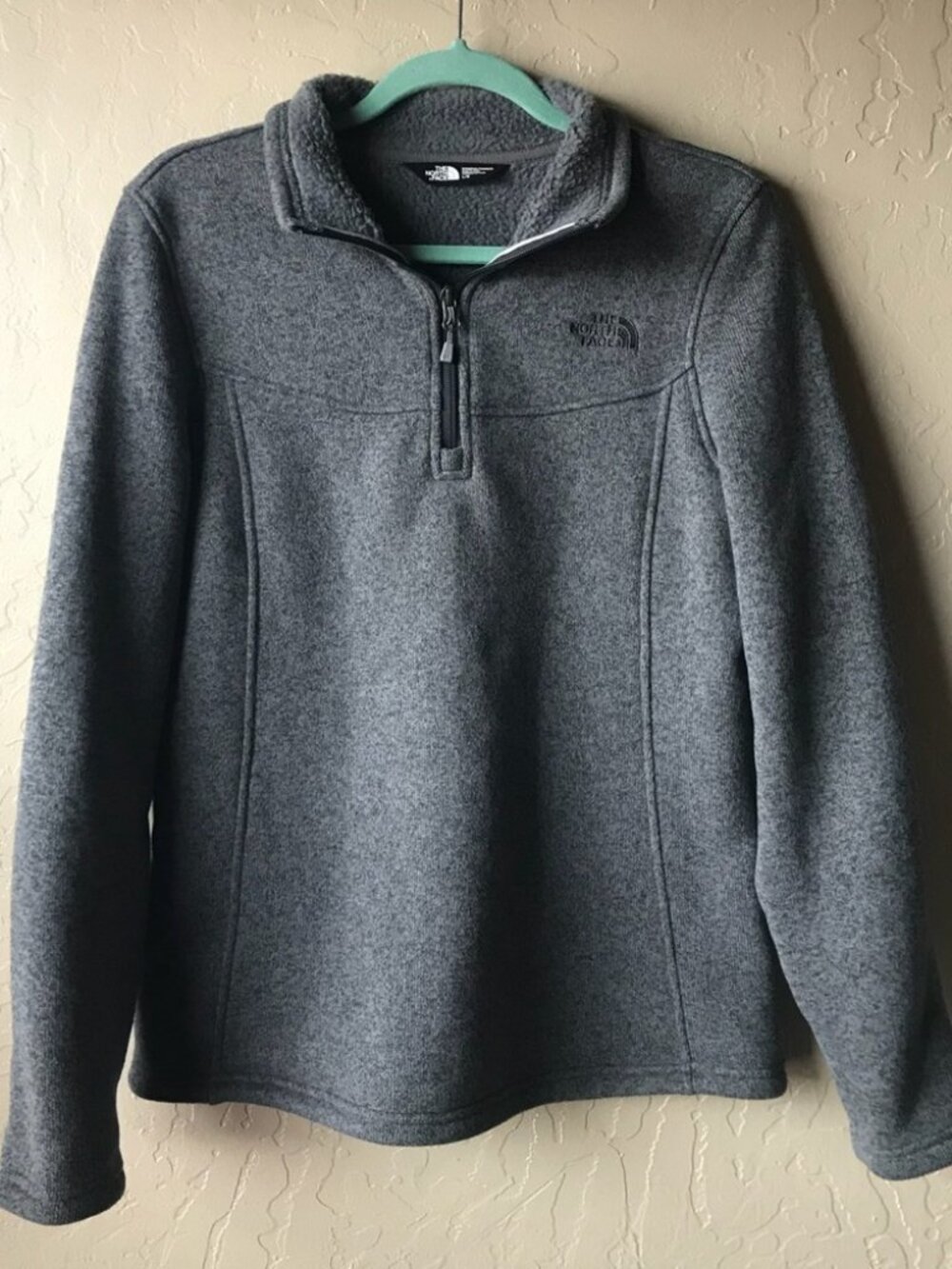 The north face grey knitted pullover size Women's large
